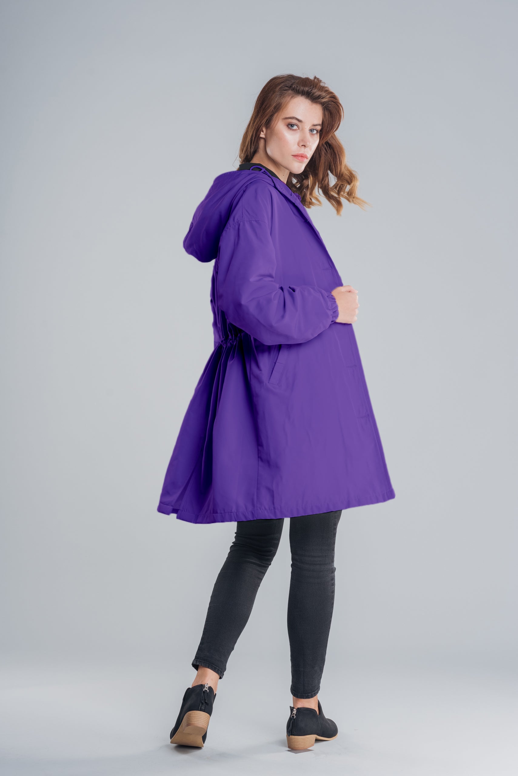 Sandra® | Water Resistant Windbreaker Rain Jacket