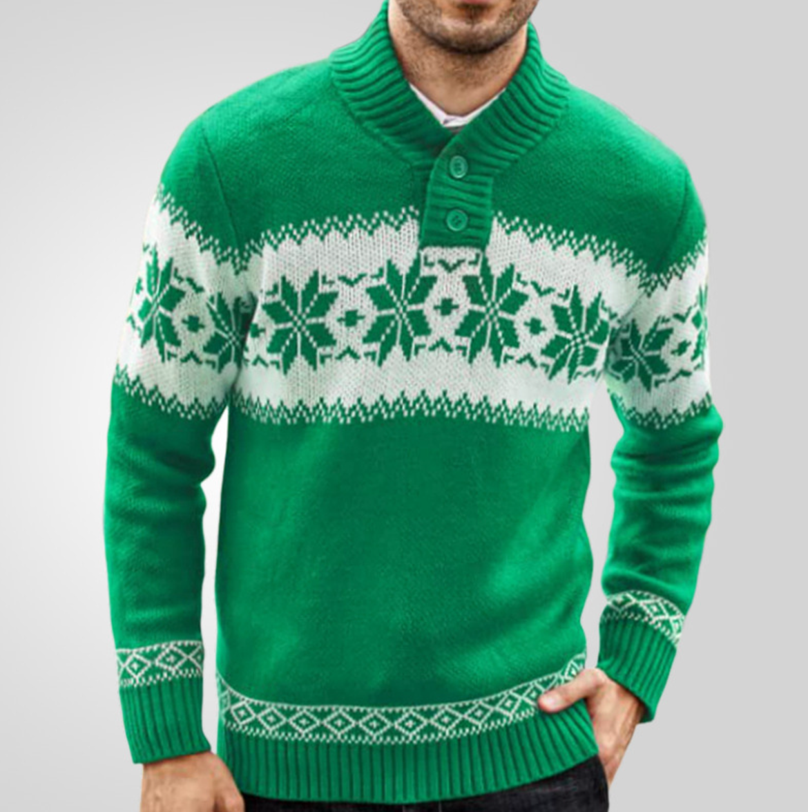 Cody® | Christmas Jacquard Knitted Sweater