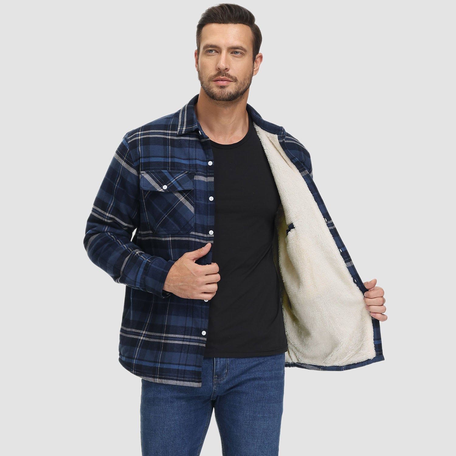 Hunter® | Lined Plaid Shirt Jacket