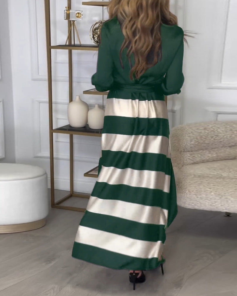 Sophie® | Striped Elegance Dress