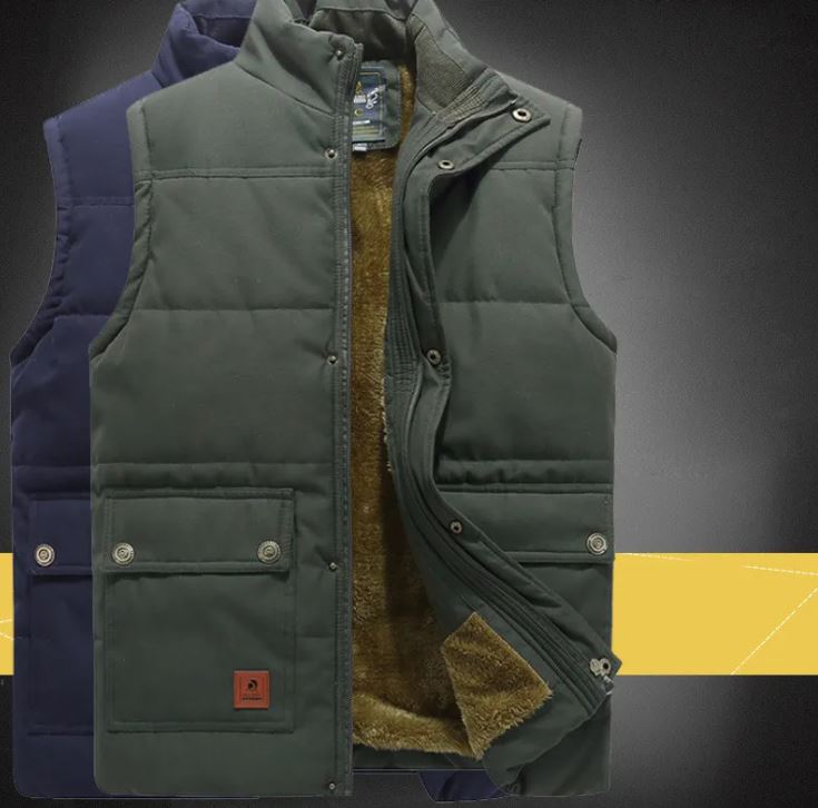 Asher® | Large Size Vest with Velvet