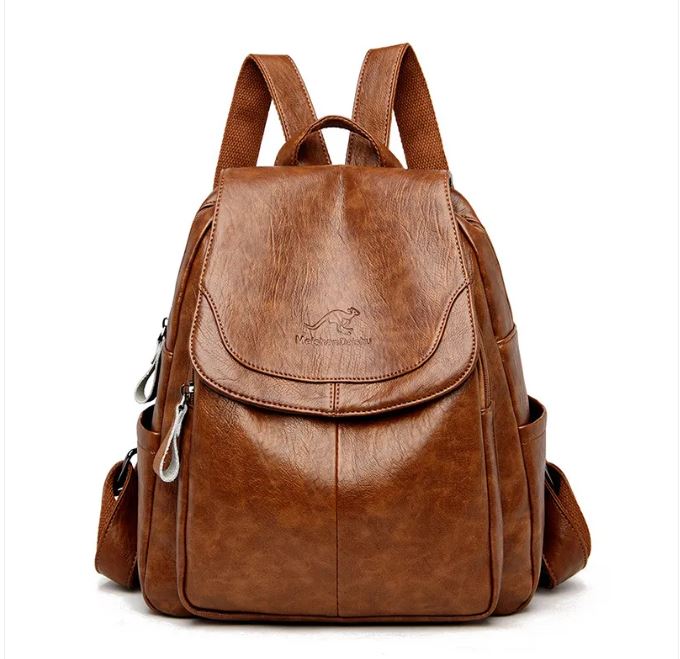 Vibe®| Backpack in Washed Leather