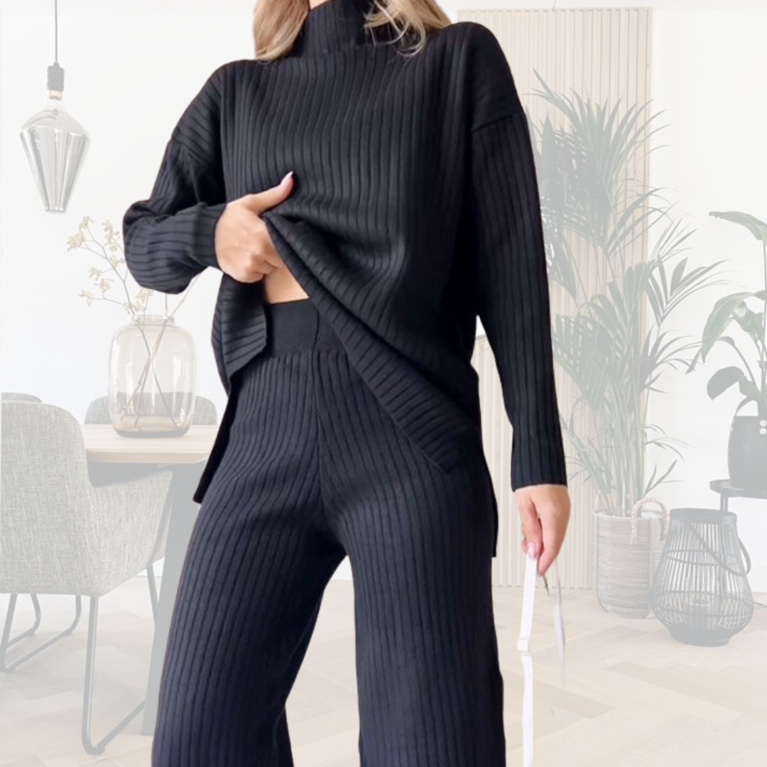 Rhea® | Cozy Ribbed Knit Set