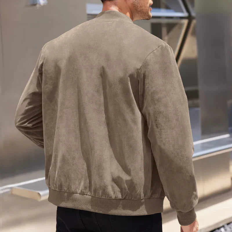 Titan® | Suede Bomber Jacket