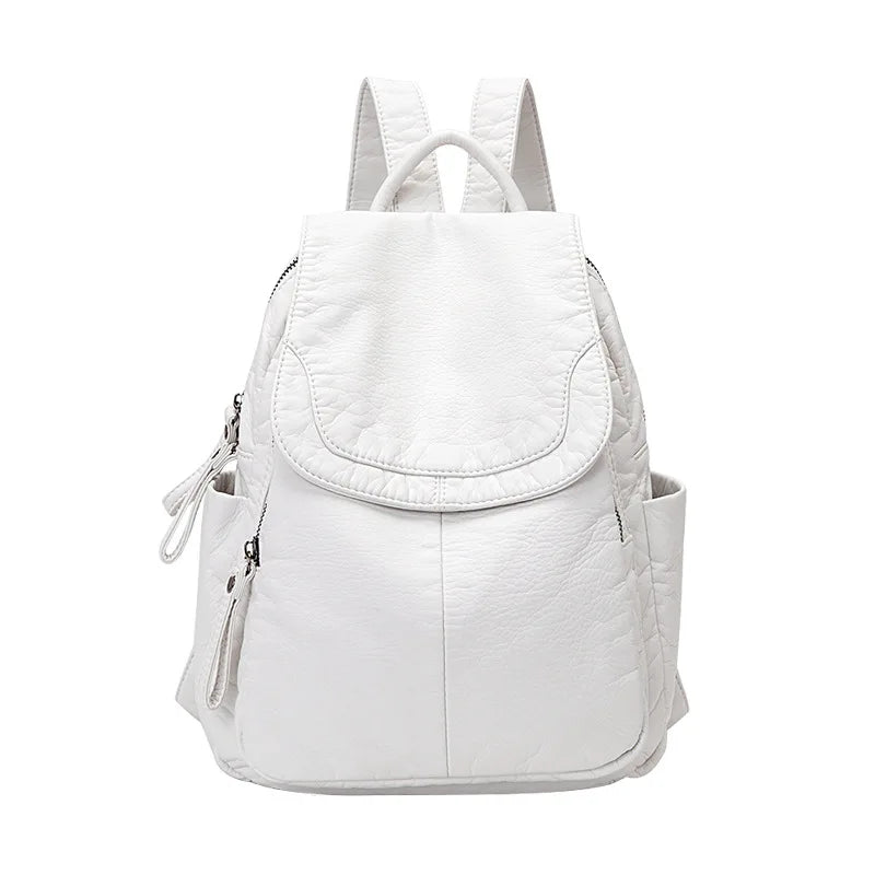 Vibe®| Backpack in Washed Leather