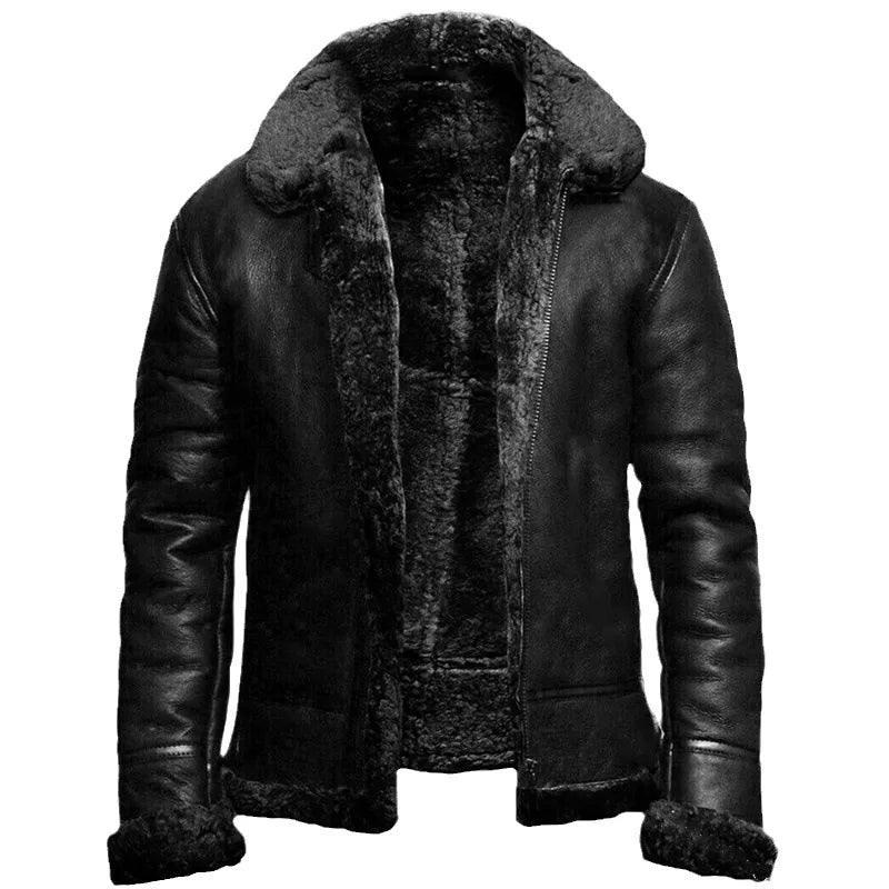 Maya® | Leather Winter Jacket