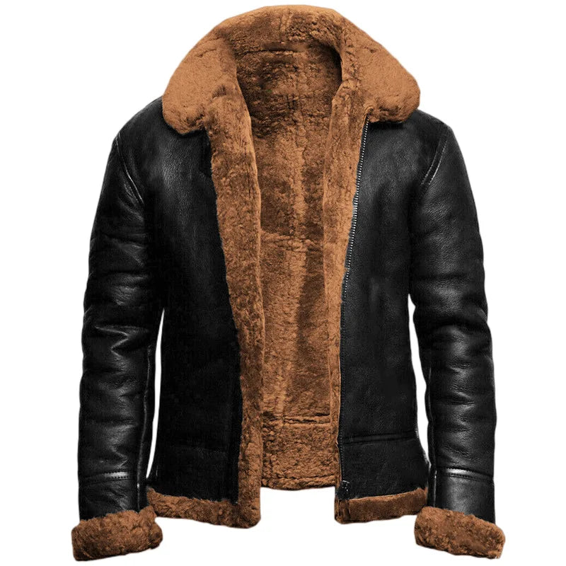 Maya® | Leather Winter Jacket