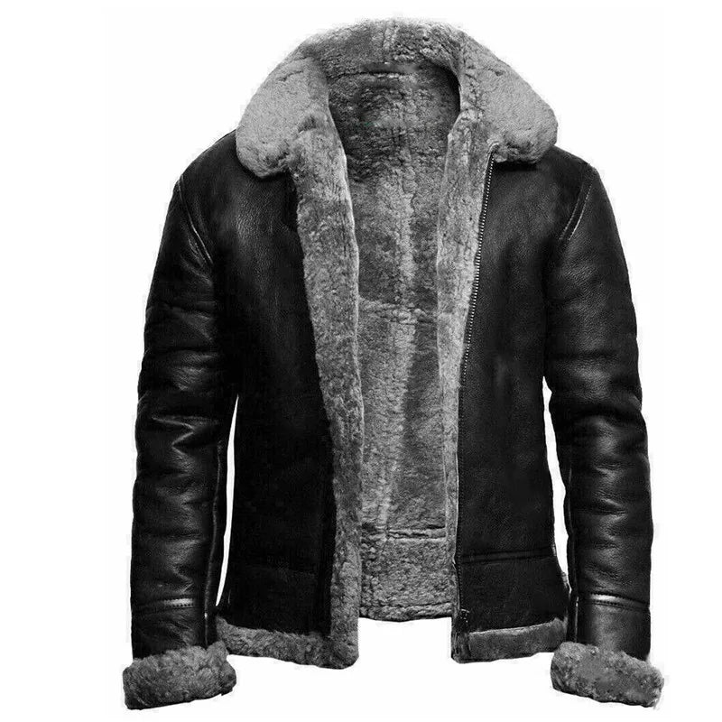 Maya® | Leather Winter Jacket