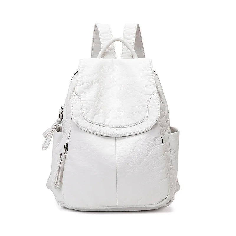 Vibe®| Backpack in Washed Leather