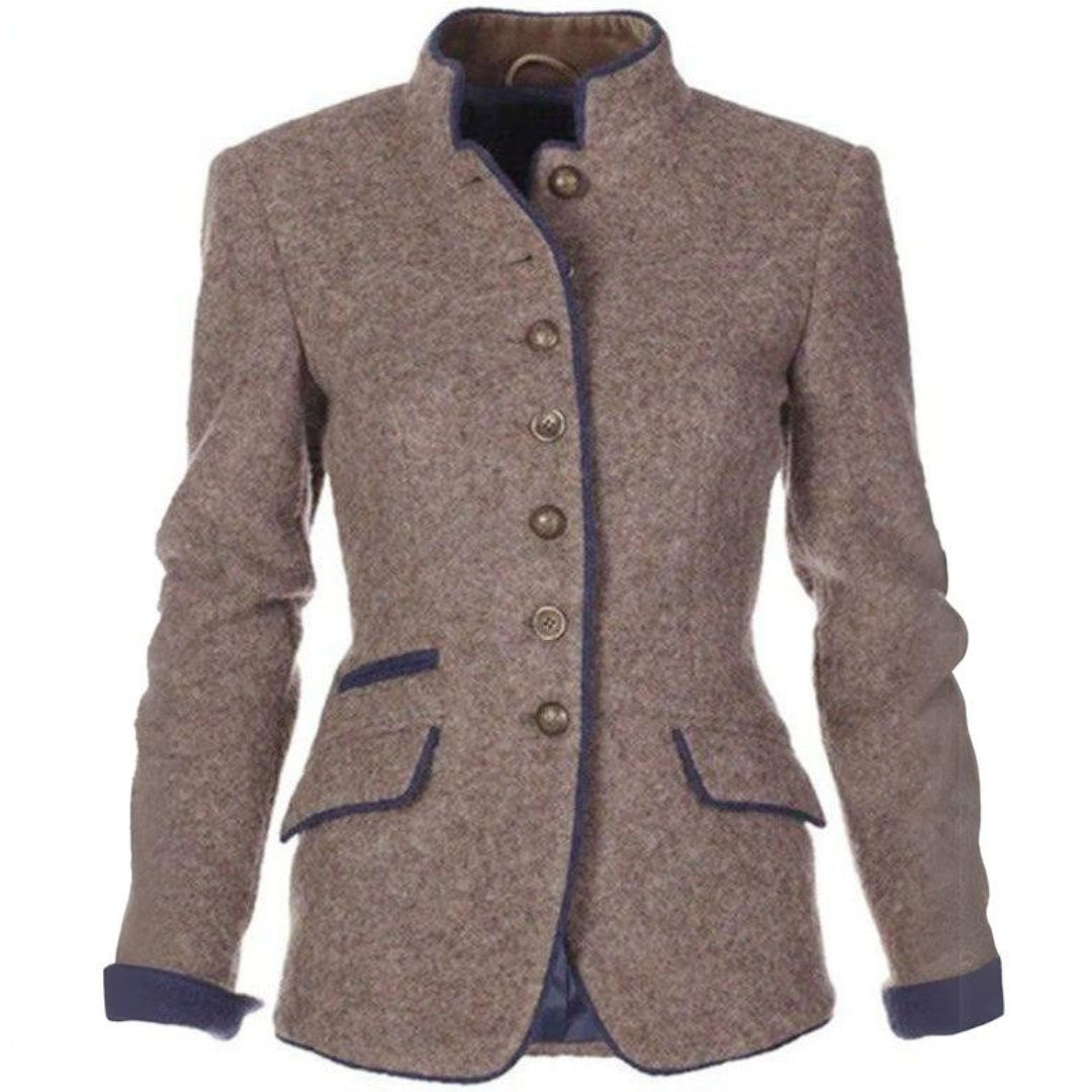 Victoria® | Elegant Cardigan with High Collar