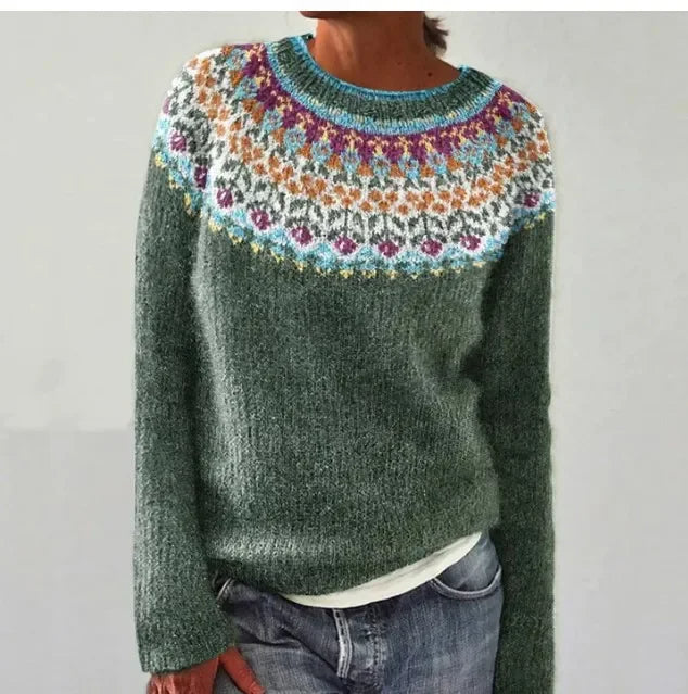 Evergreen® | Fair Isle Yoke Sweater