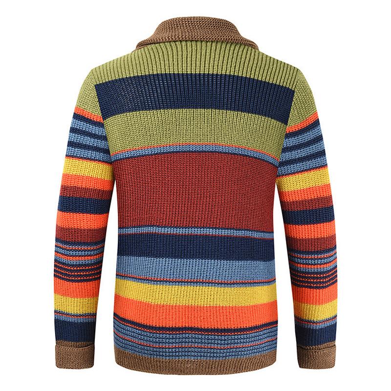 Xavier® | Color-block Lapel Sweater Jacket