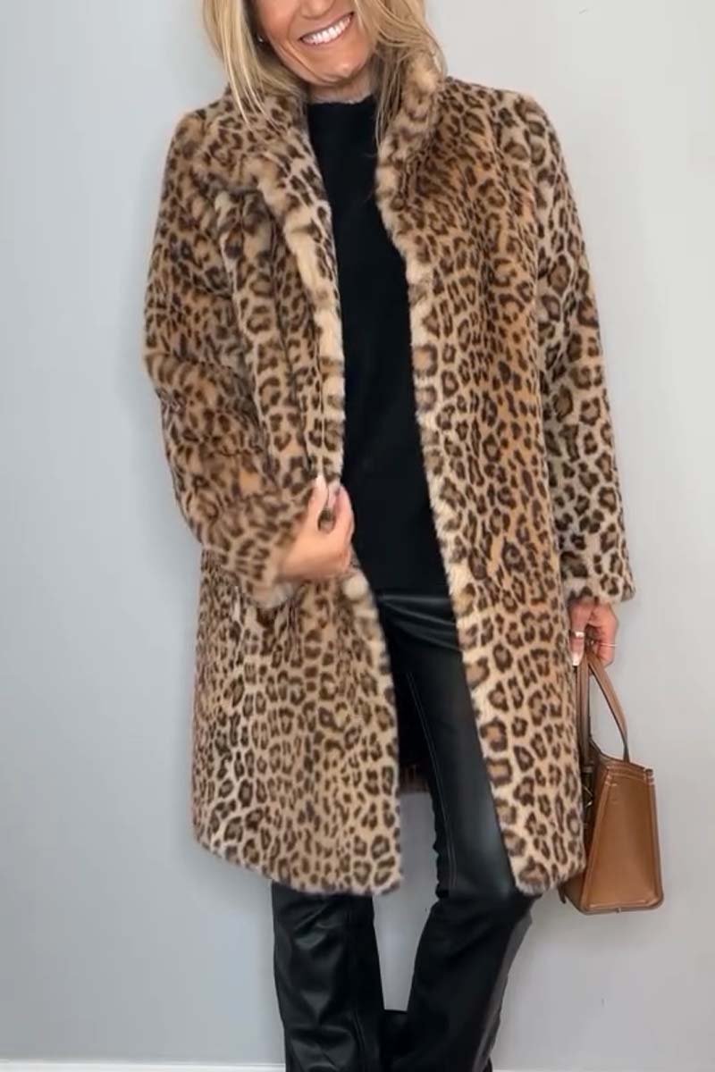 Roaring Luxe® | The Leopard Faux Fur Coat