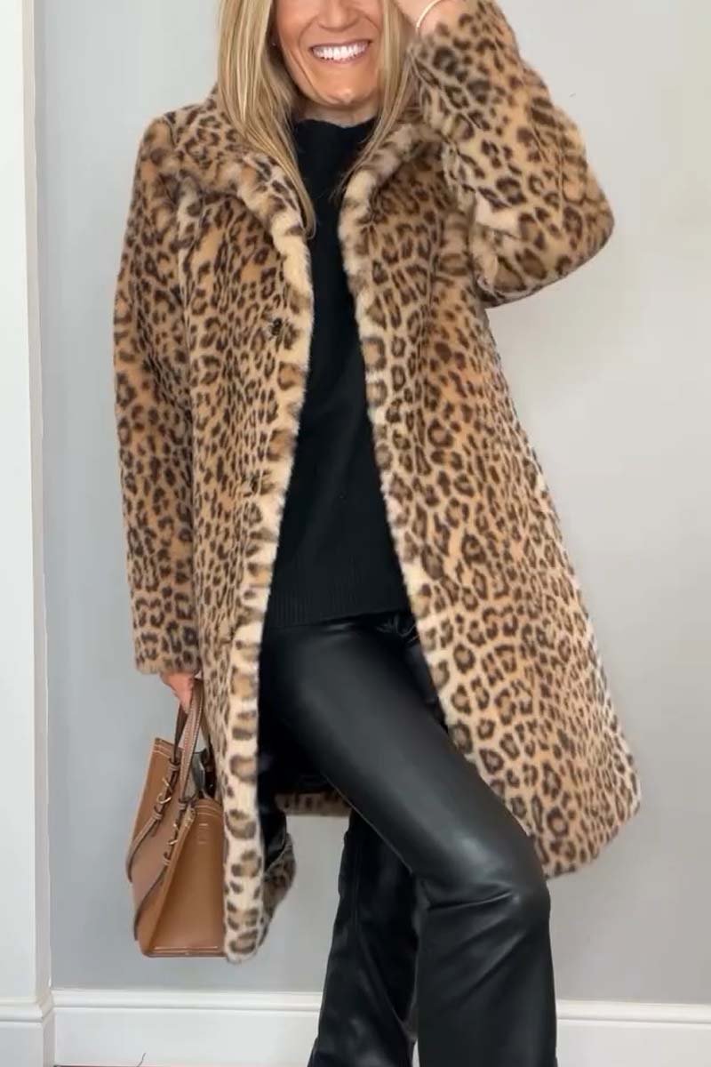 Roaring Luxe® | The Leopard Faux Fur Coat