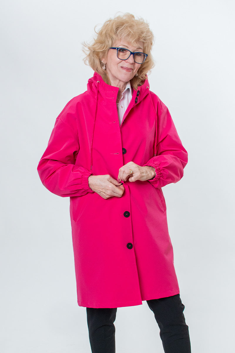 Sandra® | Water Resistant Windbreaker Rain Jacket