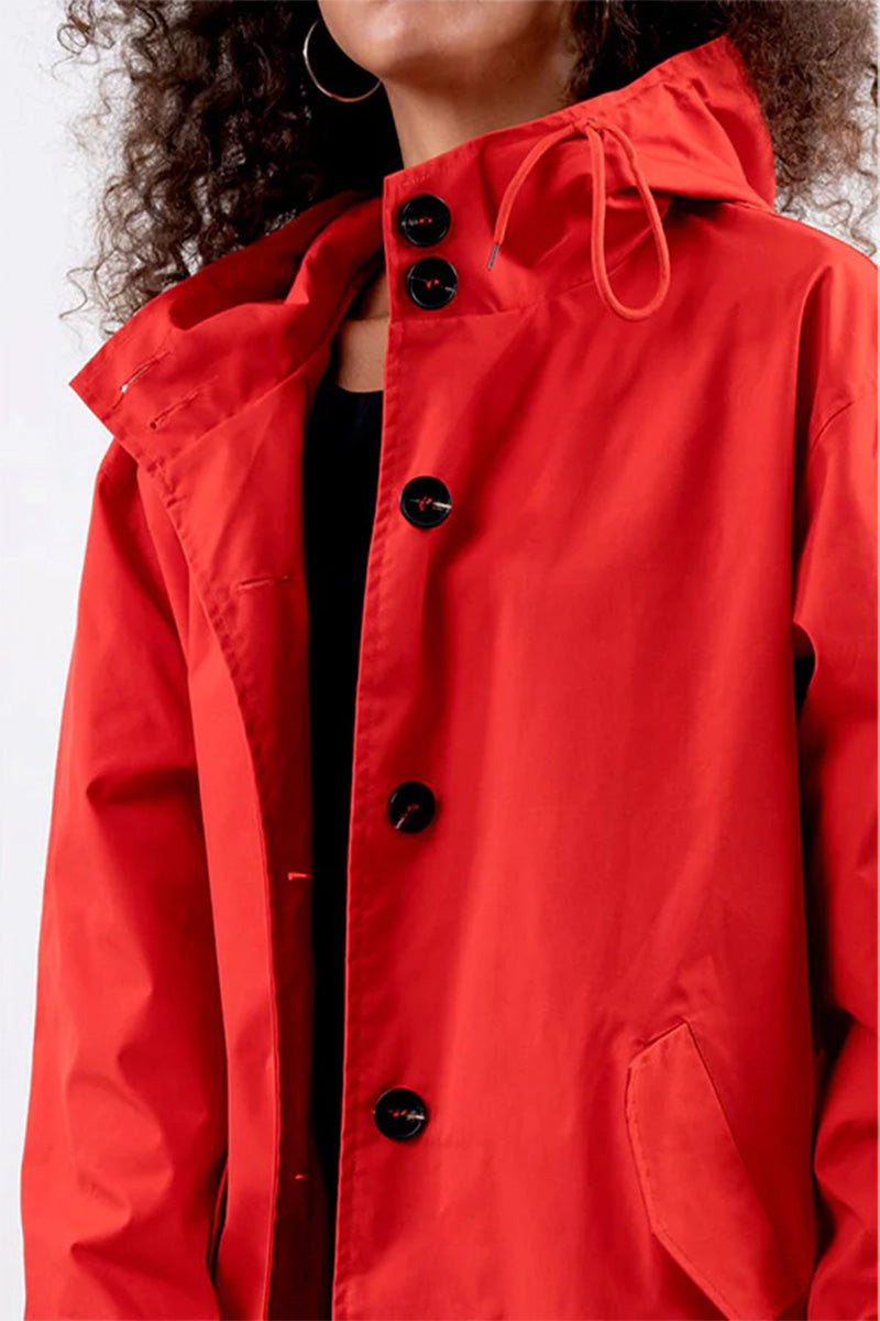 Sandra® | Water Resistant Windbreaker Rain Jacket