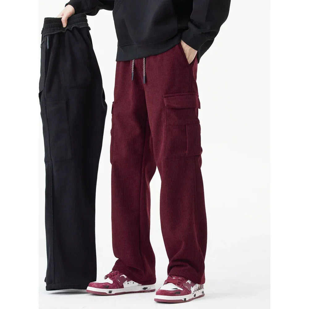 UrbanCord® | Wide-Leg Corduroy Cargo Pants