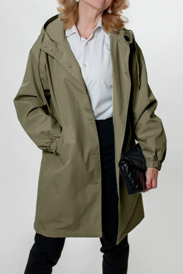 Sandra® | Water Resistant Windbreaker Rain Jacket